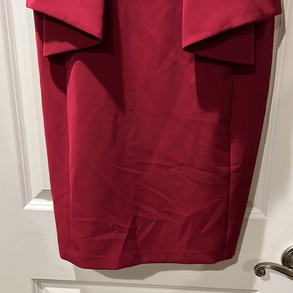 Aidan By Aidan Mattox Strapless Cocktail Mini Dress Size 12 - Picture 4 of 7